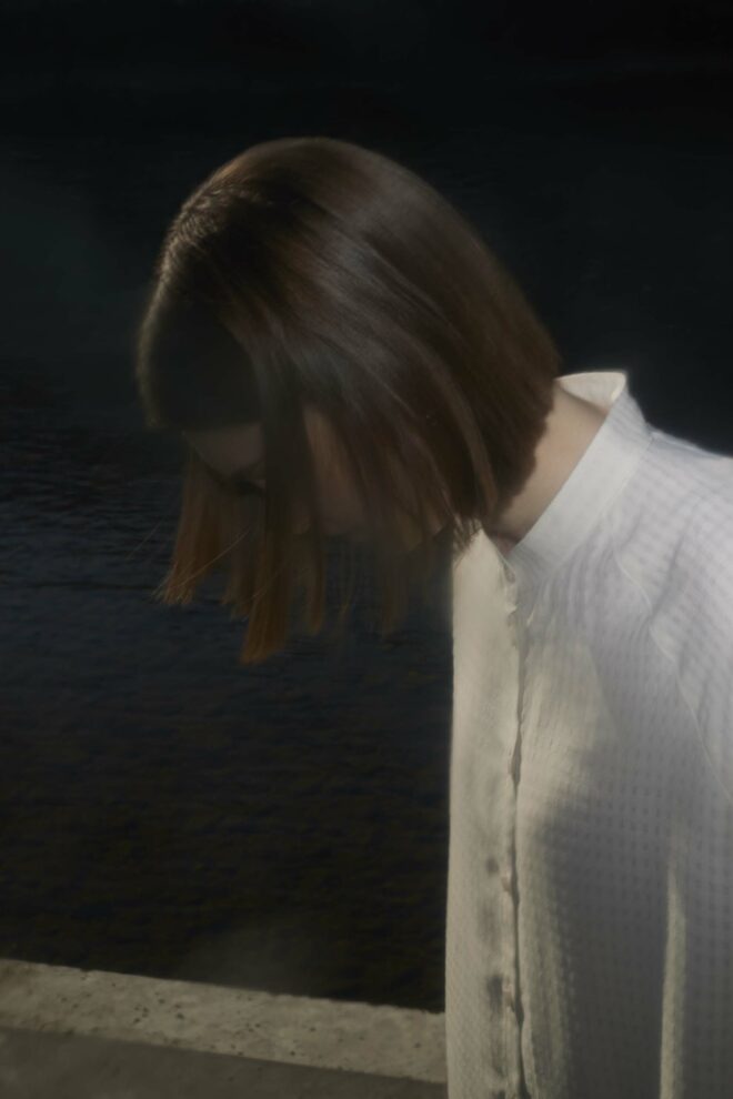 SHORT SLEEVE BLOUSE | CREAMY WHITE - Image 3
